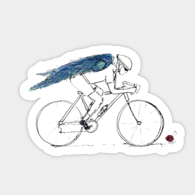 Unlikely Angel Sticker by Love Gives Art